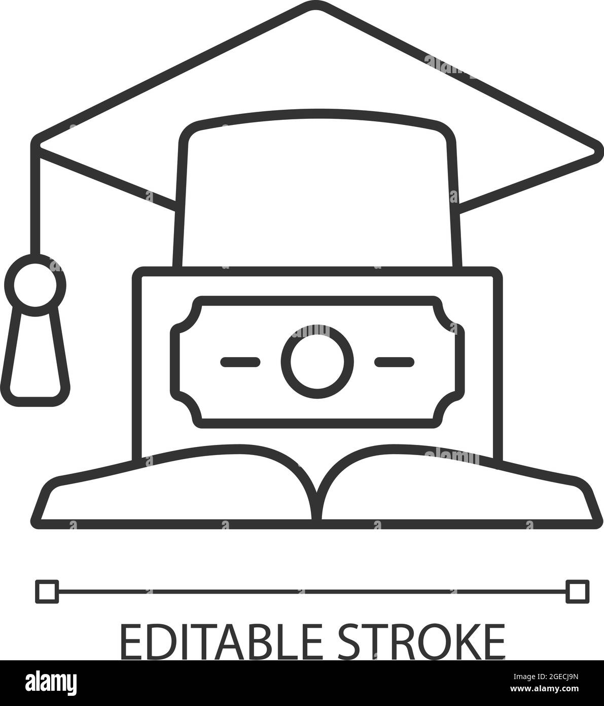 Education loan linear icon Stock Vector Image & Art - Alamy