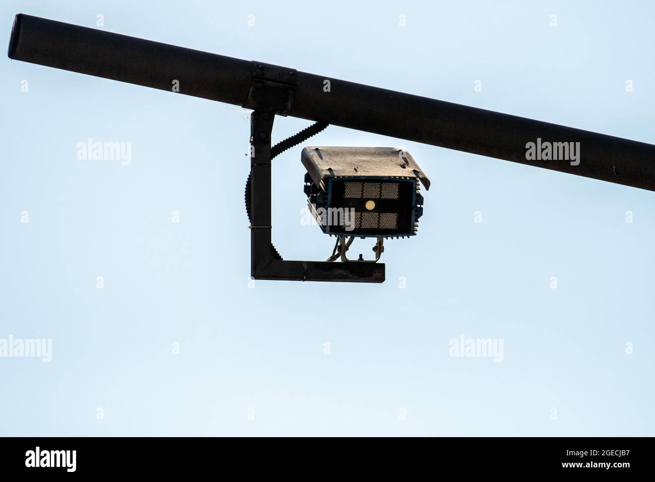 surveillance cameras inside the city for traffic control Stock Photo Alamy
