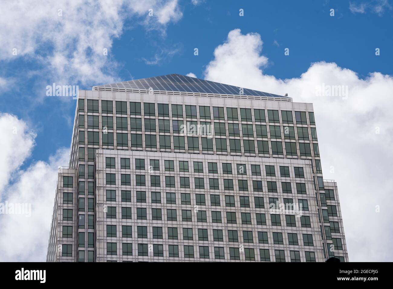 One Canada Square in Canary Wharf London, England UK Stock Photo