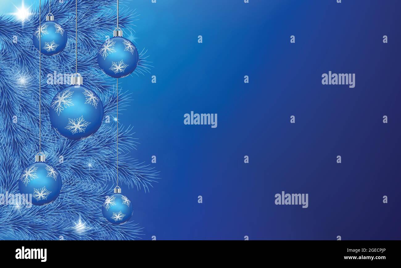 Blue christmas background Stock Vector Image & Art - Alamy
