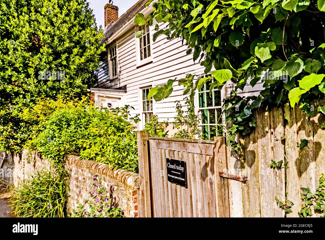 Monks House Rodmell, the house of Virginia and Leonard Woolf Stock Photo