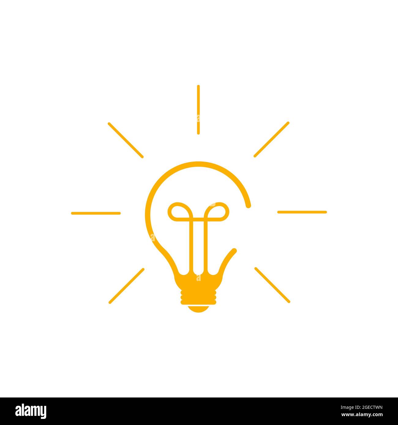 light bulb symbol vector design illustration Stock Photo Alamy