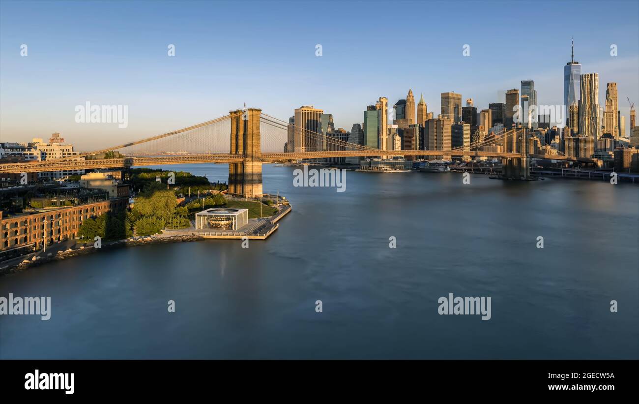 Aerial view of Manhattan, New York cityscape Stock Photo - Alamy