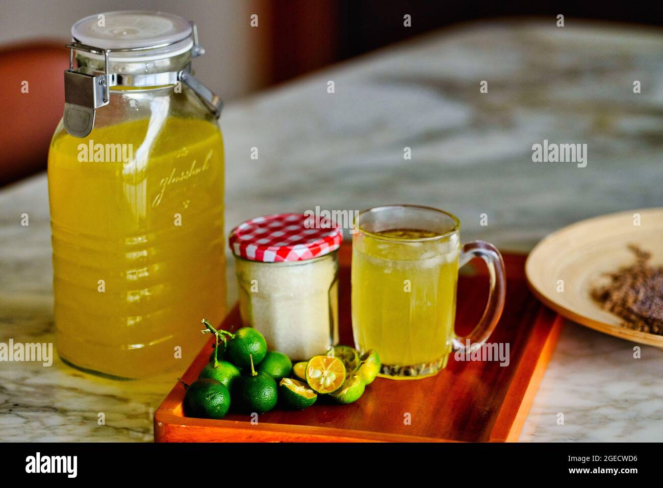 Calamansi cooler for the summer Stock Photo
