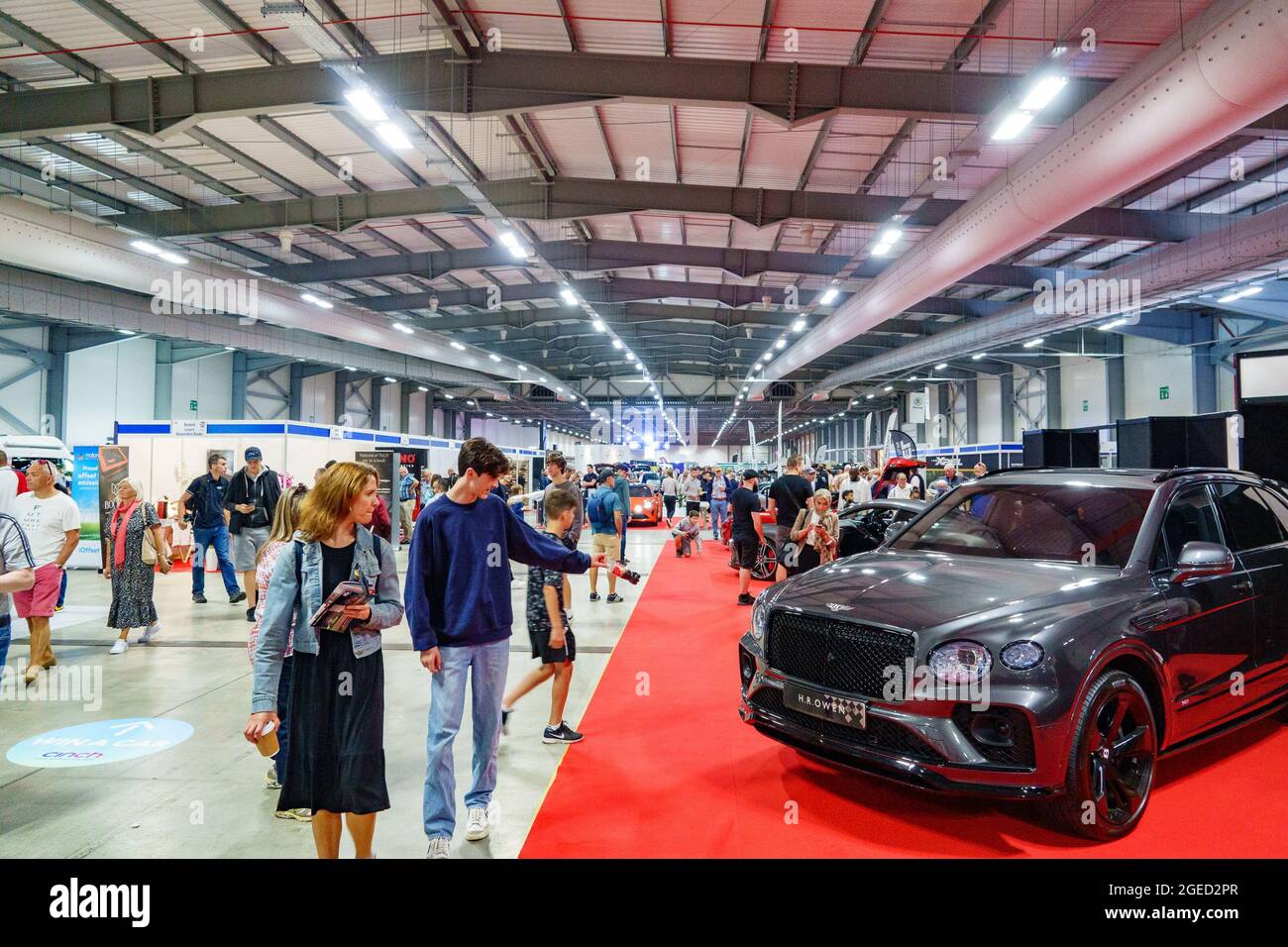 Farnborough, 19th August, 2021. The British Motor Show opens for a threeday exhibition of