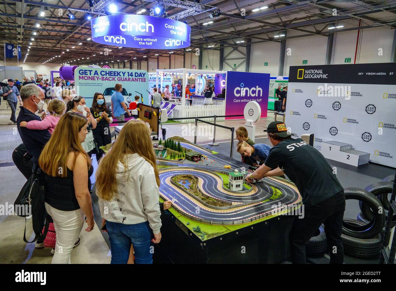 Farnborough, 19th August, 2021. Children enjoy familyfriendly