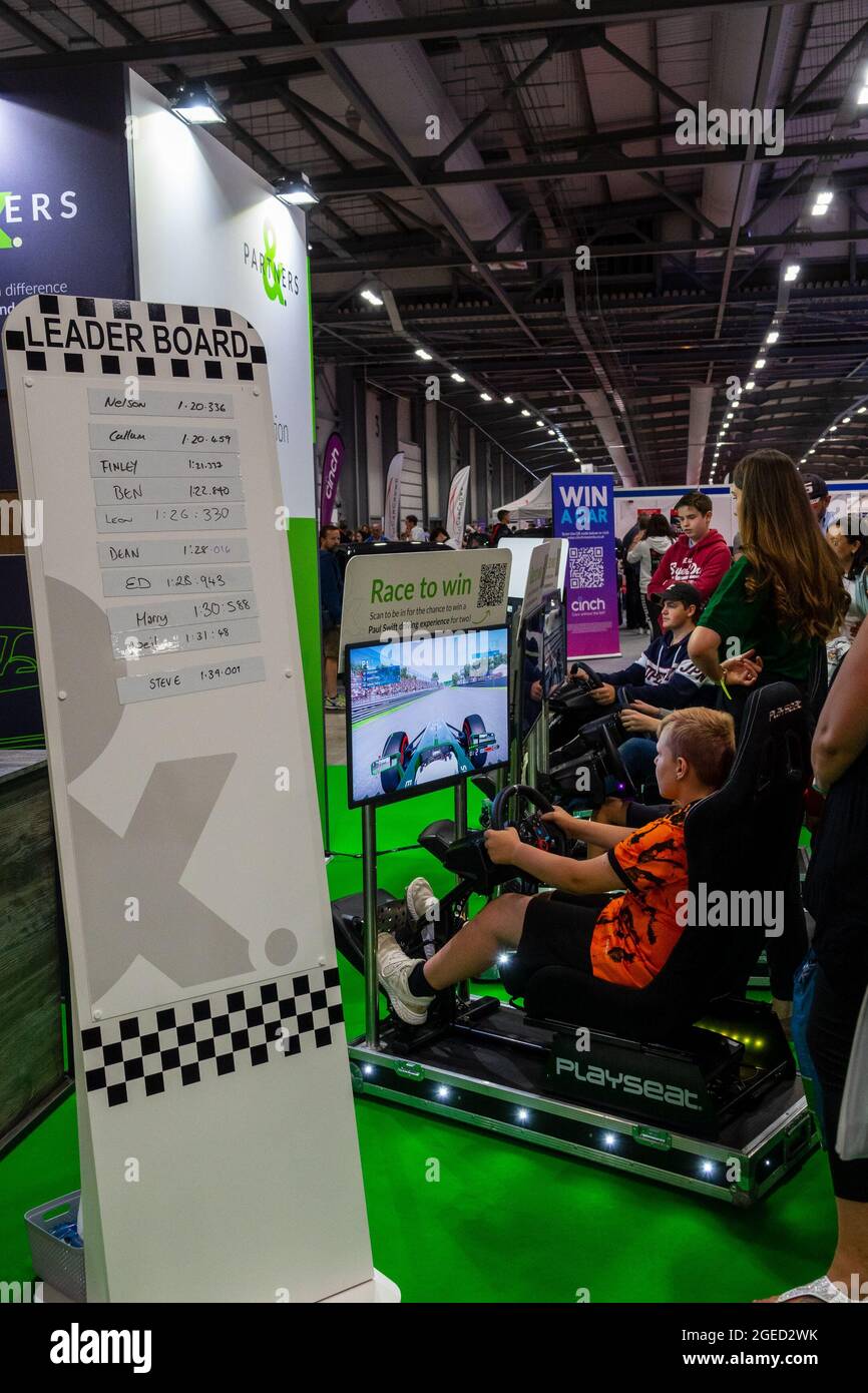 Farnborough, 19th August, 2021. Children enjoy familyfriendly