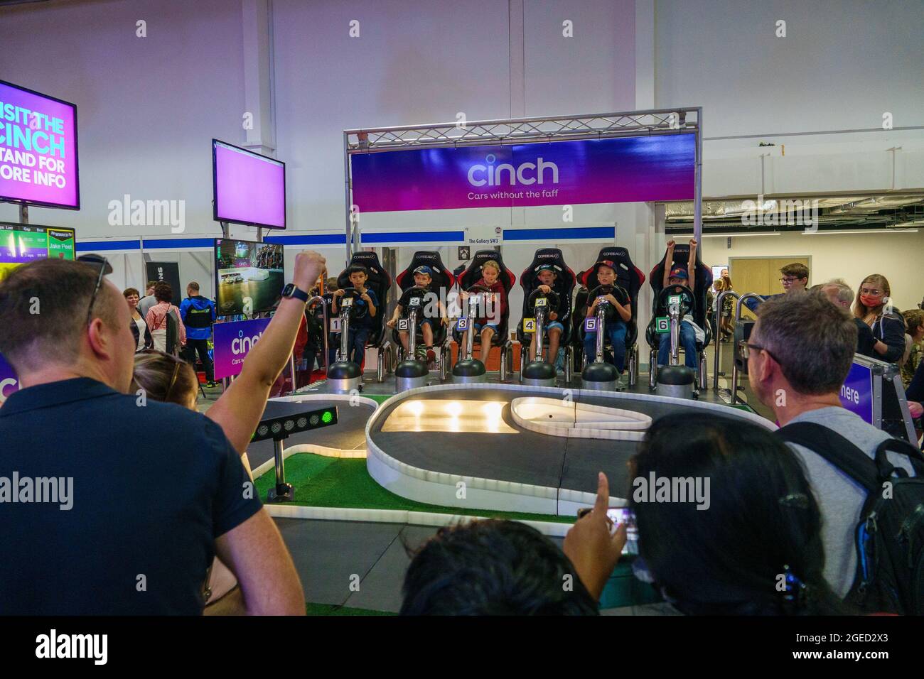 Farnborough, 19th August, 2021. Children enjoy familyfriendly