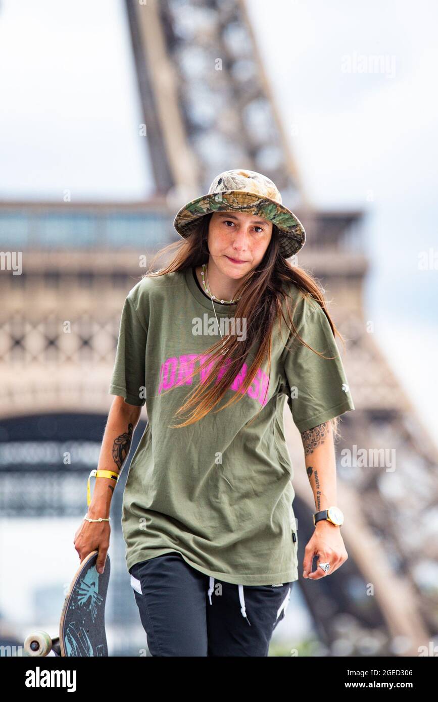 Eugenia Ginepro during the 2021 Red Bull Paris Conquest, on August 18, 2021  at Trocadero place in Paris, France - Photo Melanie Laurent / A2M Sport  Consulting / DPPI Stock Photo - Alamy