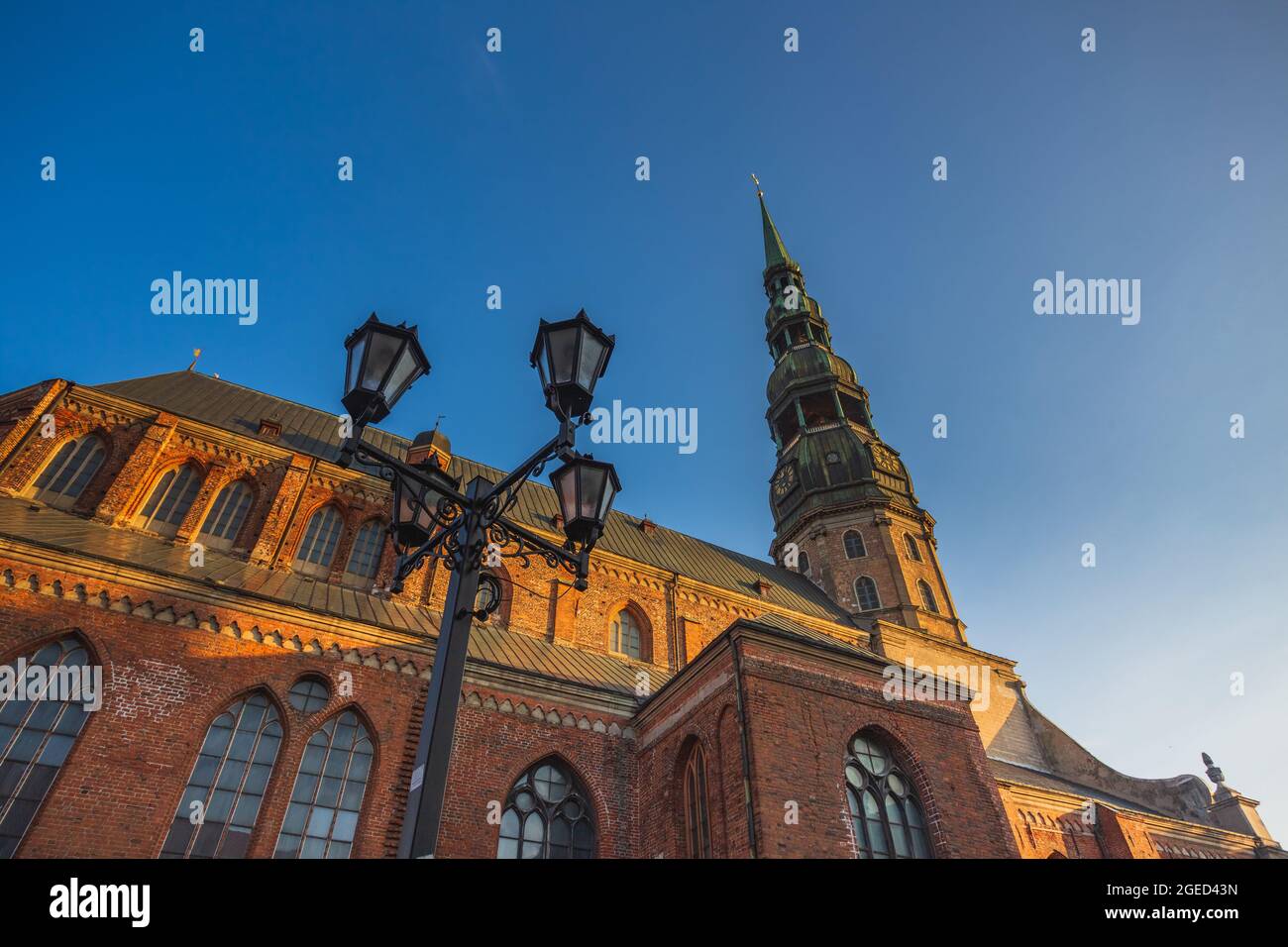 Riga St. Peter's Church - the tallest peak in Riga, is one the oldest ...