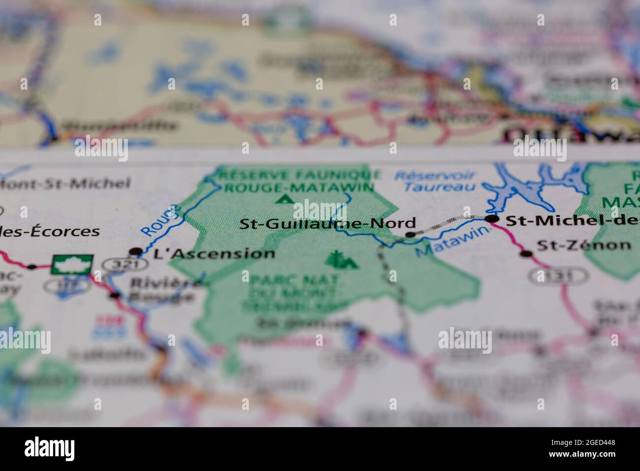Map of st guillaume nord hires stock photography and images Alamy