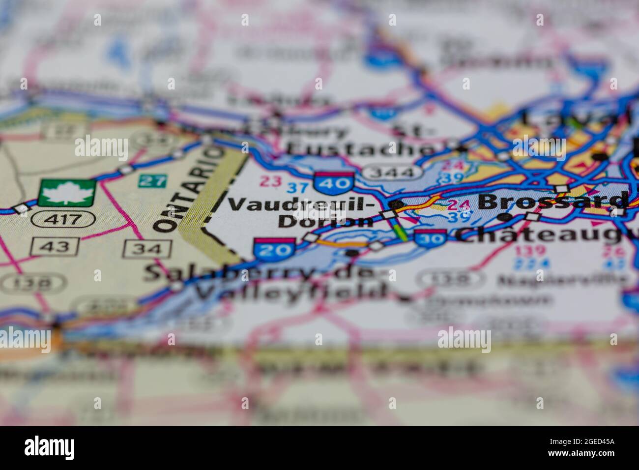 Vaudreuil dorion map hires stock photography and images Alamy