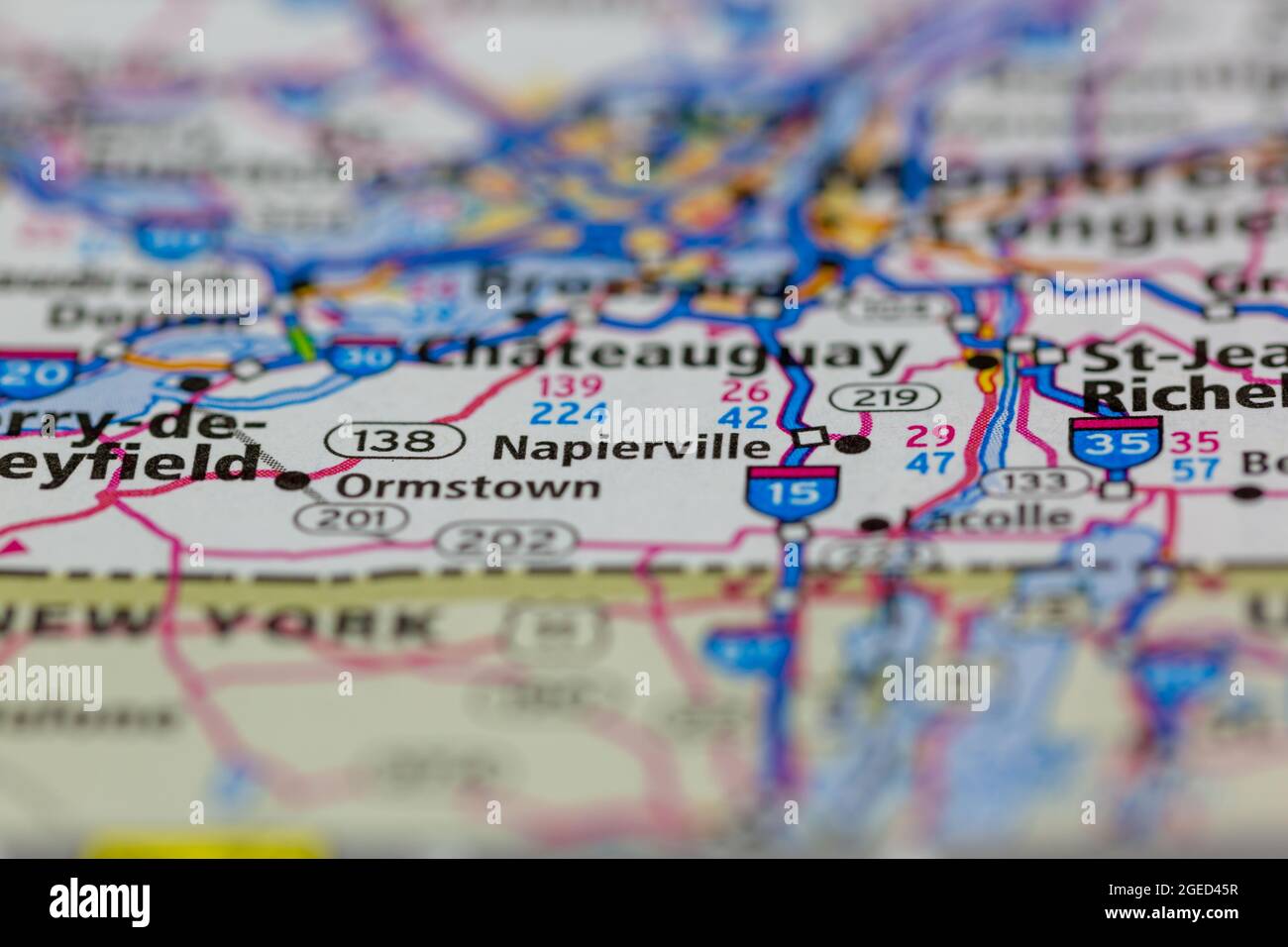 Napierville map hires stock photography and images Alamy