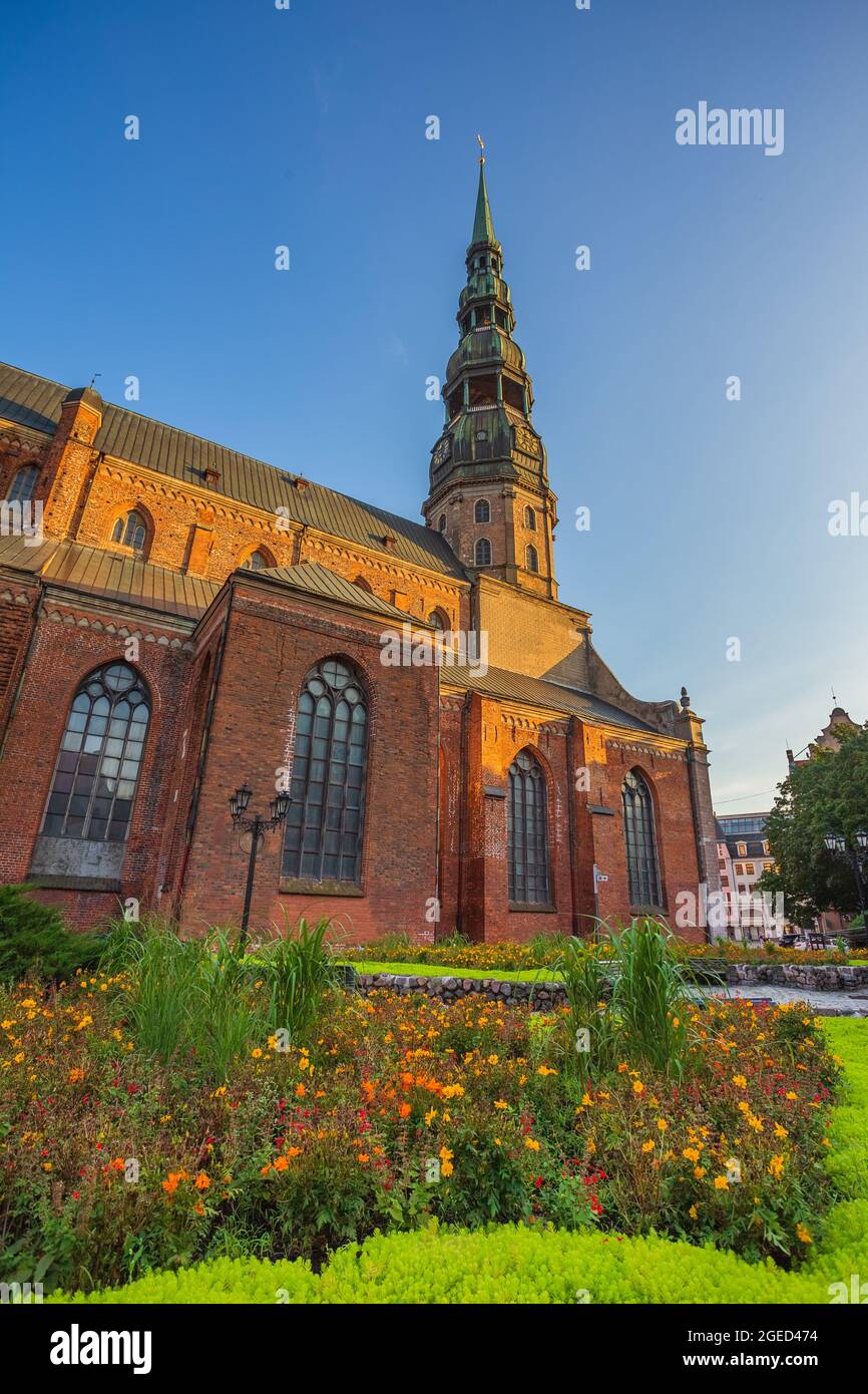 Riga St. Peter's Church - the tallest peak in Riga, is one the oldest ...