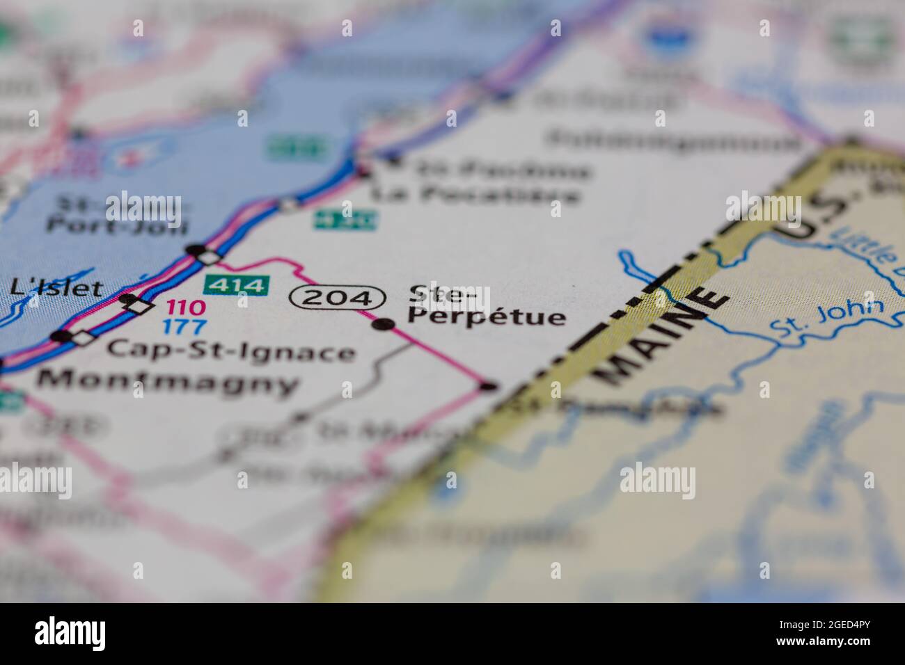 Ste perpetue map hires stock photography and images Alamy