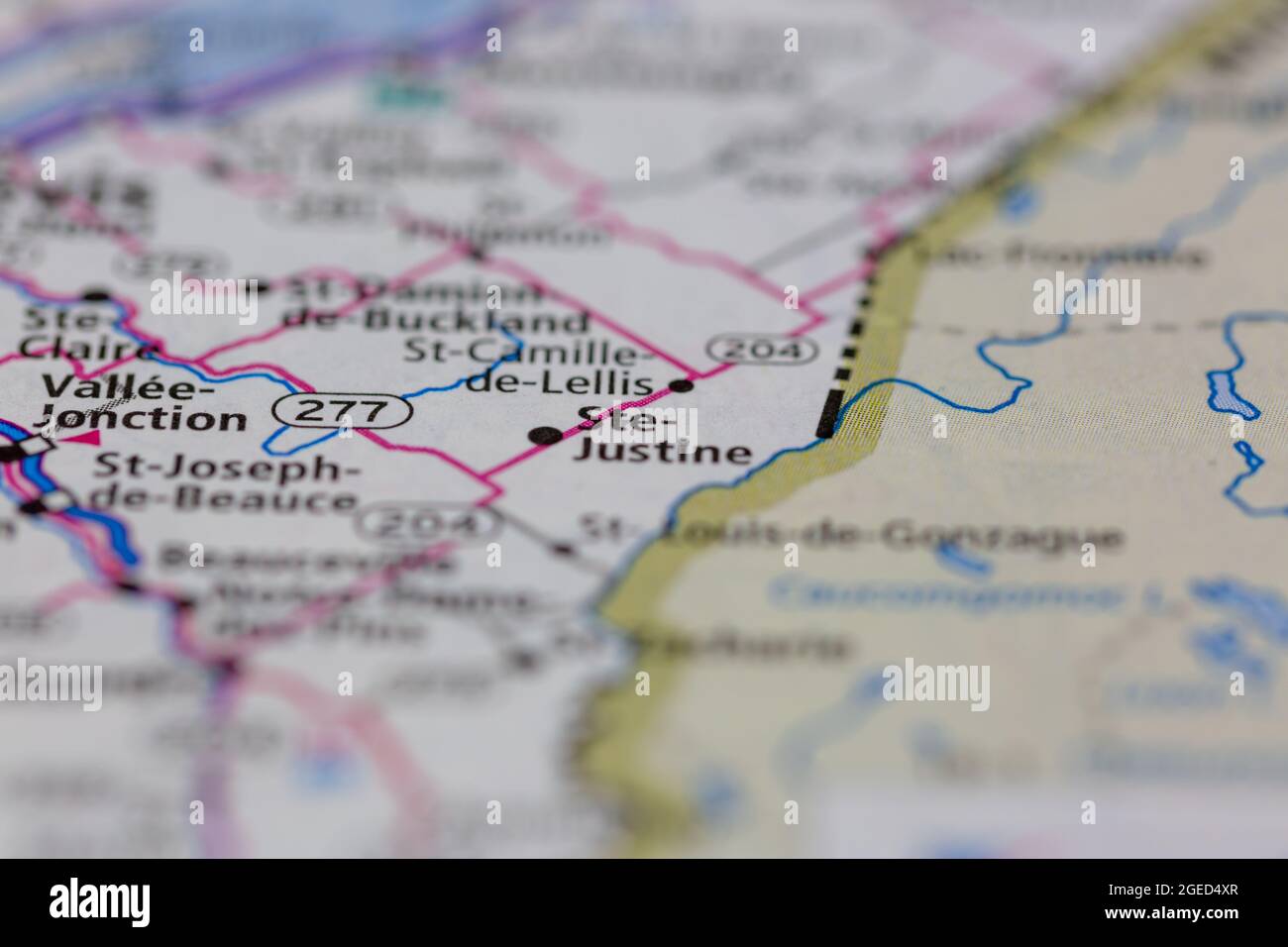 Ste justine map hires stock photography and images Alamy