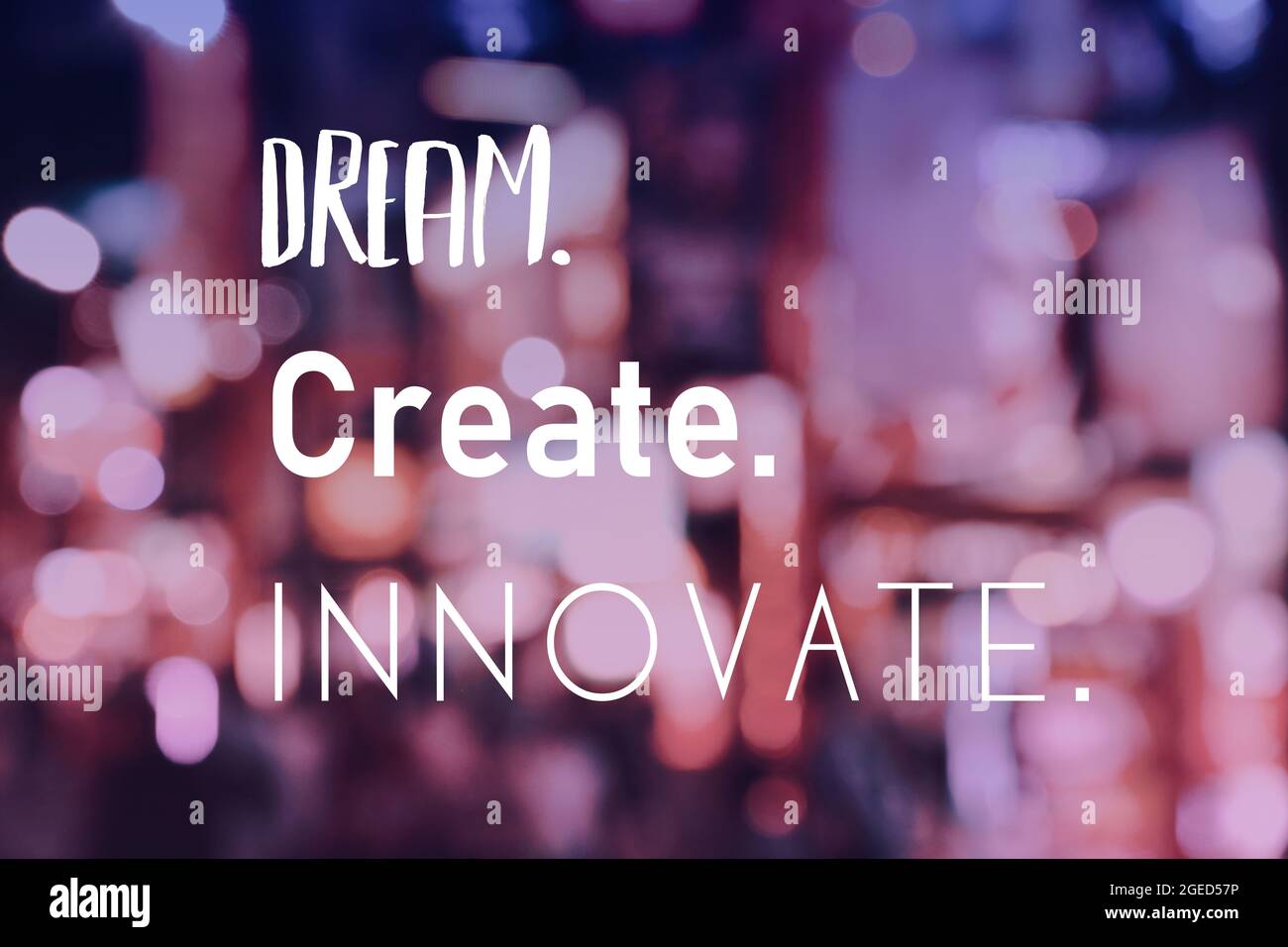 Inspiration and innovation hi-res stock photography and images - Alamy