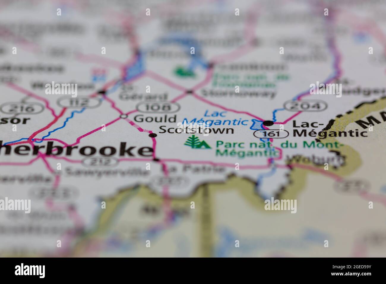 Map of scotstown quebec hires stock photography and images Alamy