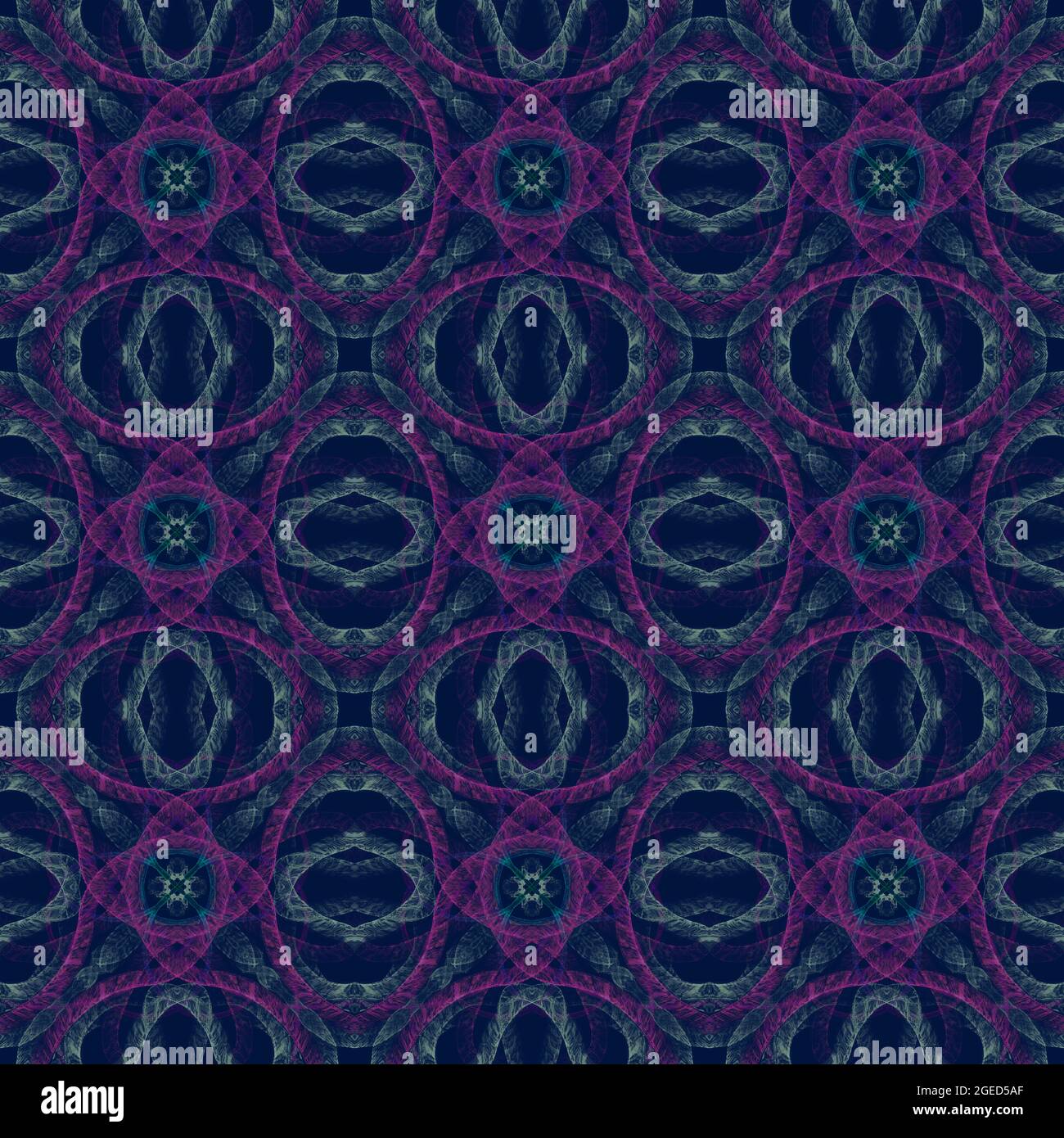 Seamless abstract colorful geometric floral surface pattern repeating ...
