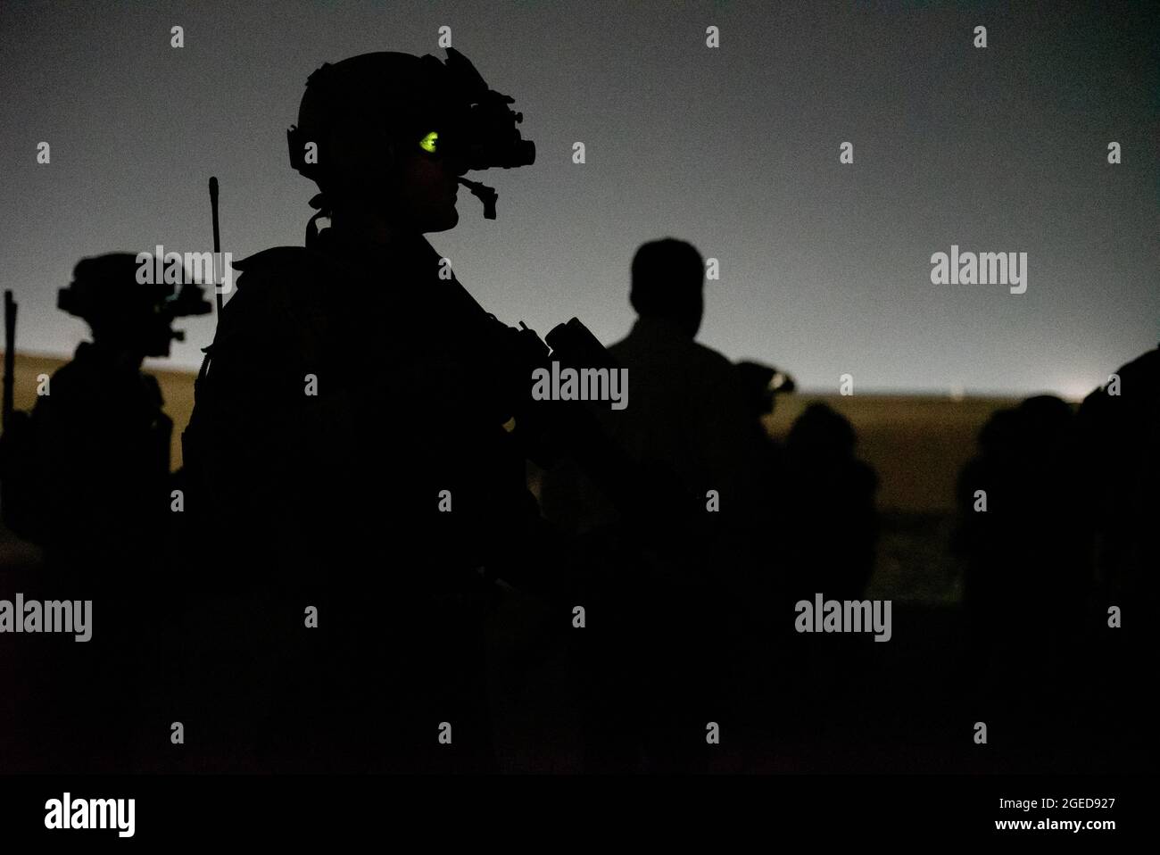 U.S. special operations service members conduct combat operations in ...