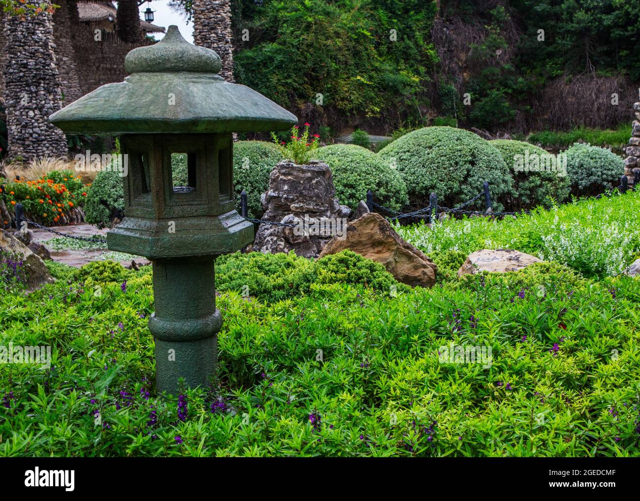 Japanese tea garden Stock Photo Alamy