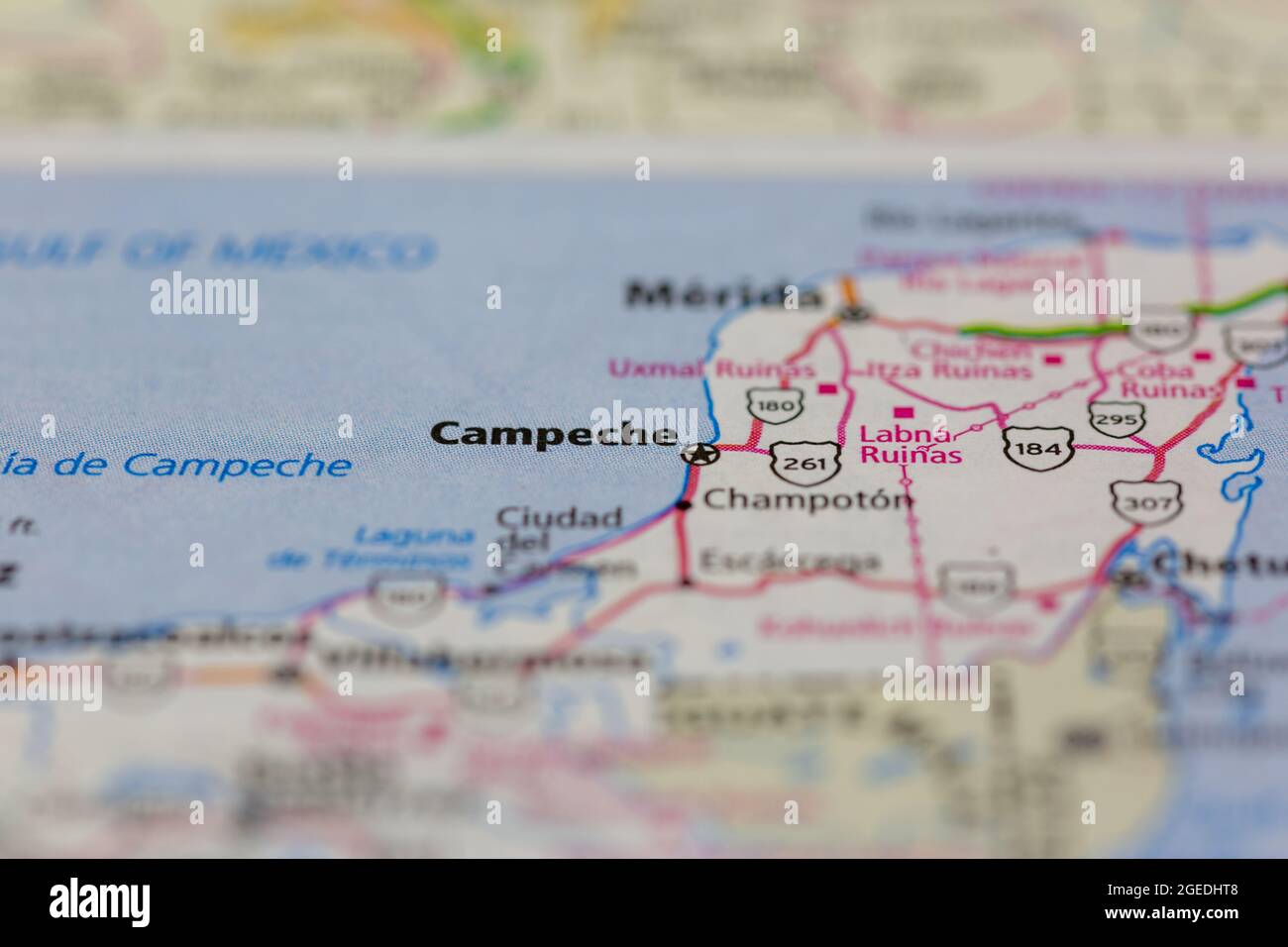 Map Of Campeche Mexico - Chlo Melesa