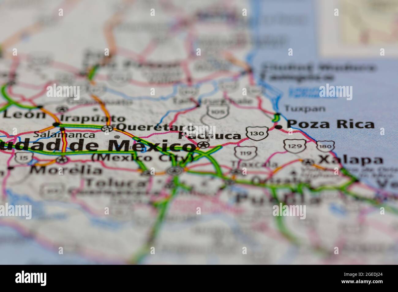 Map of pachuca hi-res stock photography and images - Alamy