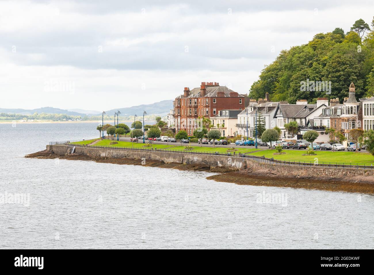 Rothesay, Battery Place, East Bay, Isle of Bute, Argyll and Bute, Scotland, UK Stock Photo