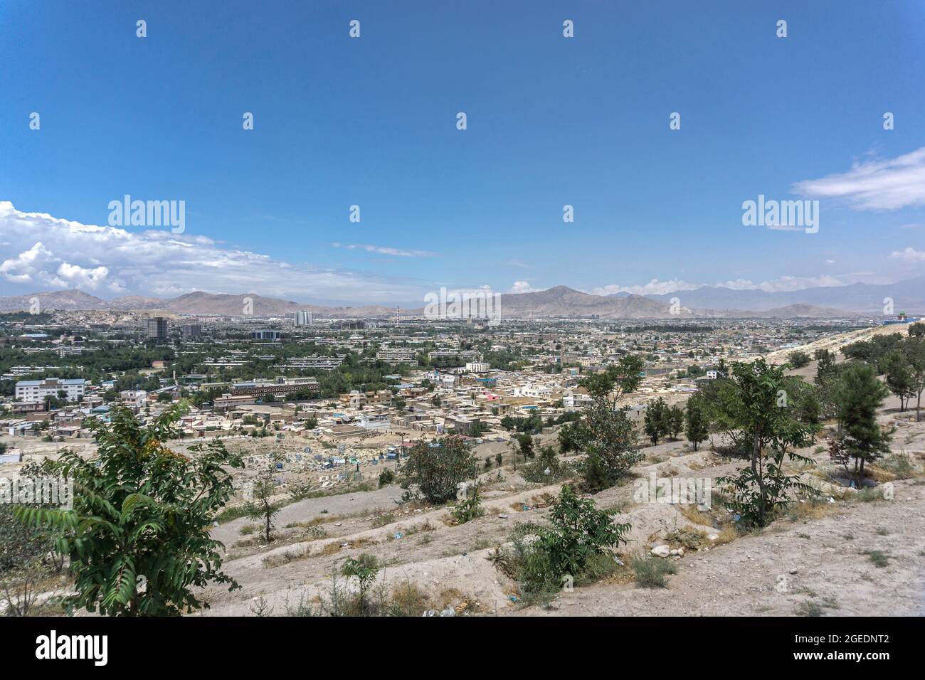 U.S. Army helicopters over Kabul, Afghanistan Stock Photo