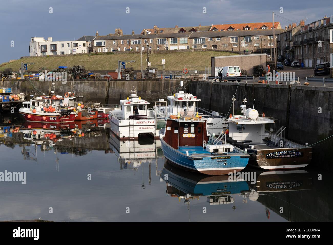 North Sunderland Harbour High Resolution Stock Photography and Images