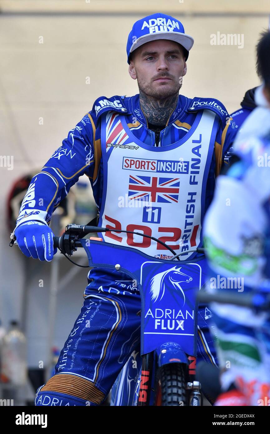 MANCHESTER, UK. AUGUST 16TH Lewis Kerr during the Sports Insure British Speedway Finals at the National Speedway Stadium, Manchester on Monday 16th August 2021. (Credit: Eddie Garvey | MI News) Stock Photo