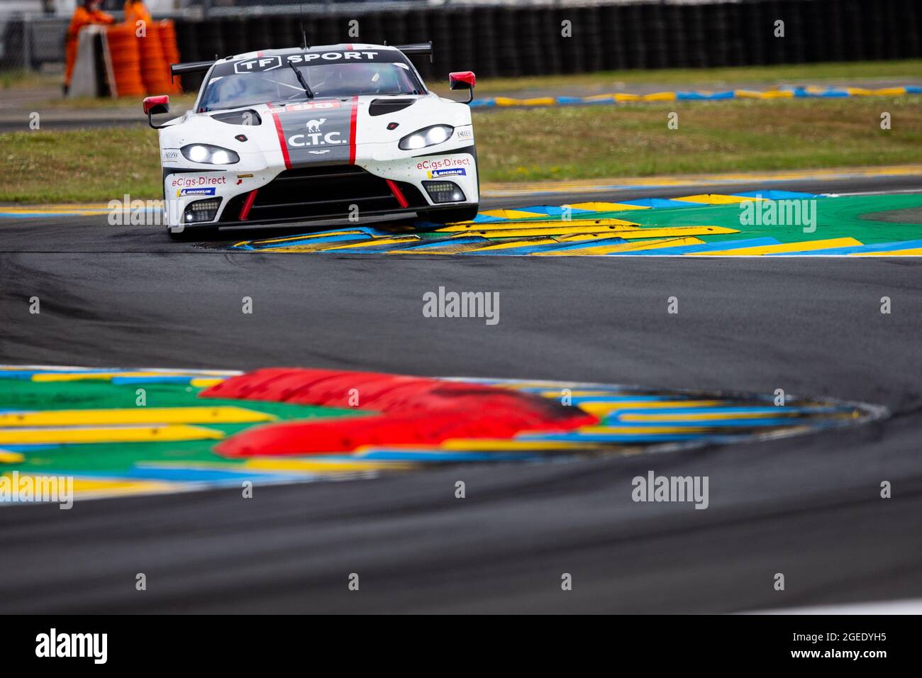 95 Hartshorne John (gbr), Hancock Ollie (gbr), Gunn Ross (gbr), TF Sport, Aston Martin Vantage GTE, action during the free practice and qualifying sessions of 24 Hours of Le Mans 2021, 4th round of the 2021 FIA World Endurance Championship, FIA WEC, on the Circuit de la Sarthe, from August 18 to 22, 2021 in Le Mans, France - Photo Joao Filipe / DPPI Stock Photo