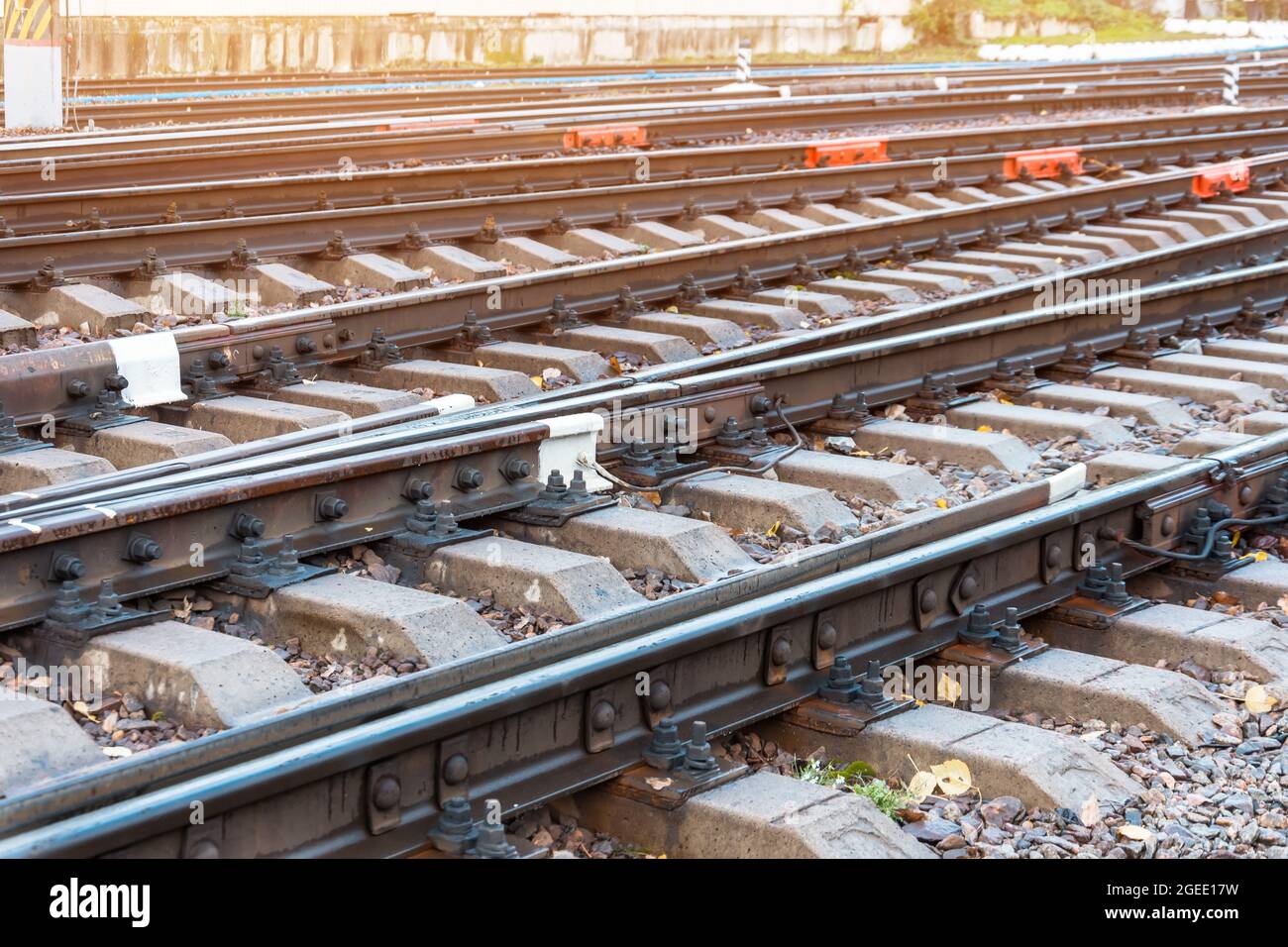 Rails close up hi-res stock photography and images - Alamy