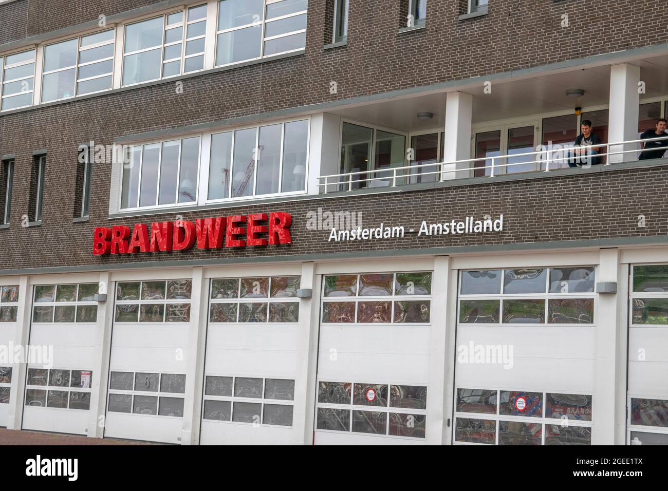 Brandweer Kazerne Nico Building At Amsterdam The Netherlands 3-8-2019 Stock Photo
