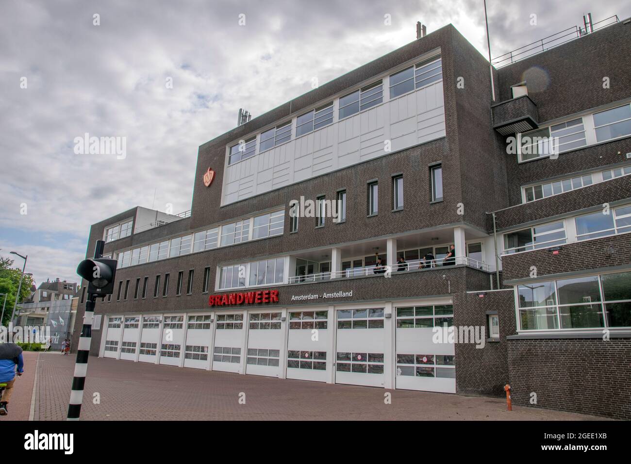 Brandweer Kazerne Nico Building At Amsterdam The Netherlands 3-8-2019 Stock Photo