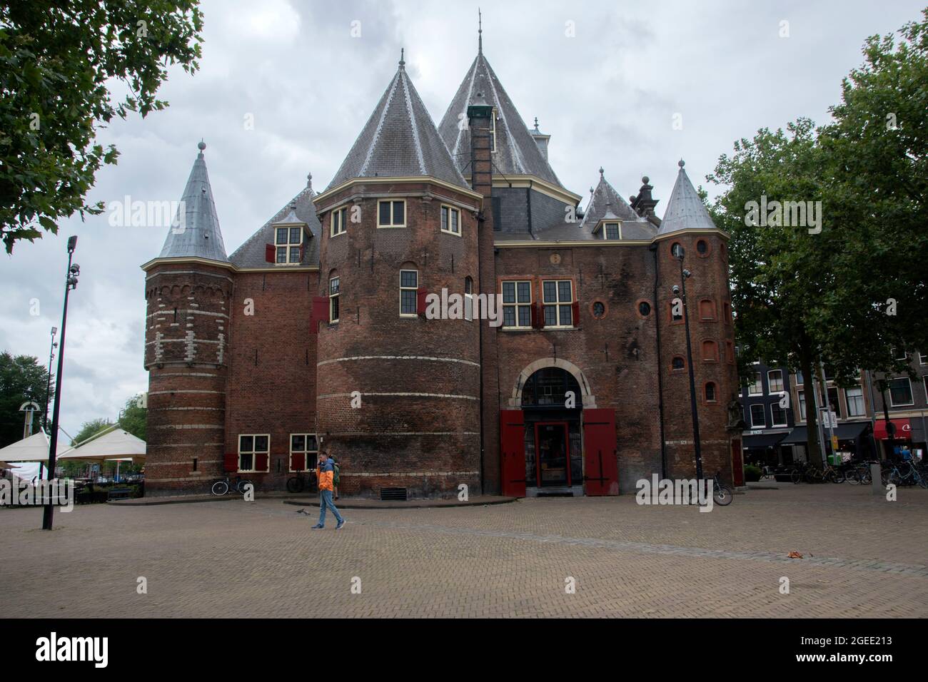 Building The Waag At Amsterdam The Netherlands 18-8-2021 Stock Photo