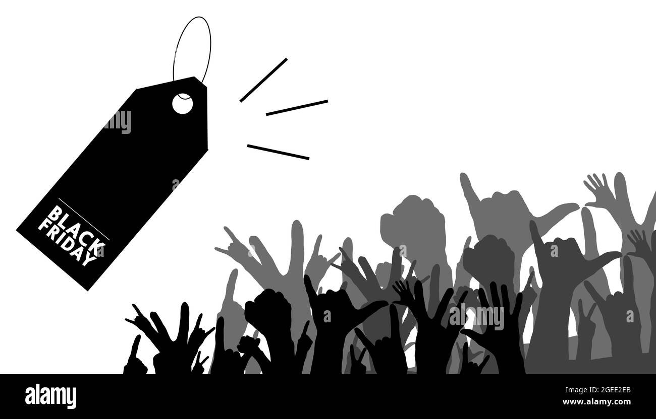 black friday sale and discount banner Stock Photo Alamy