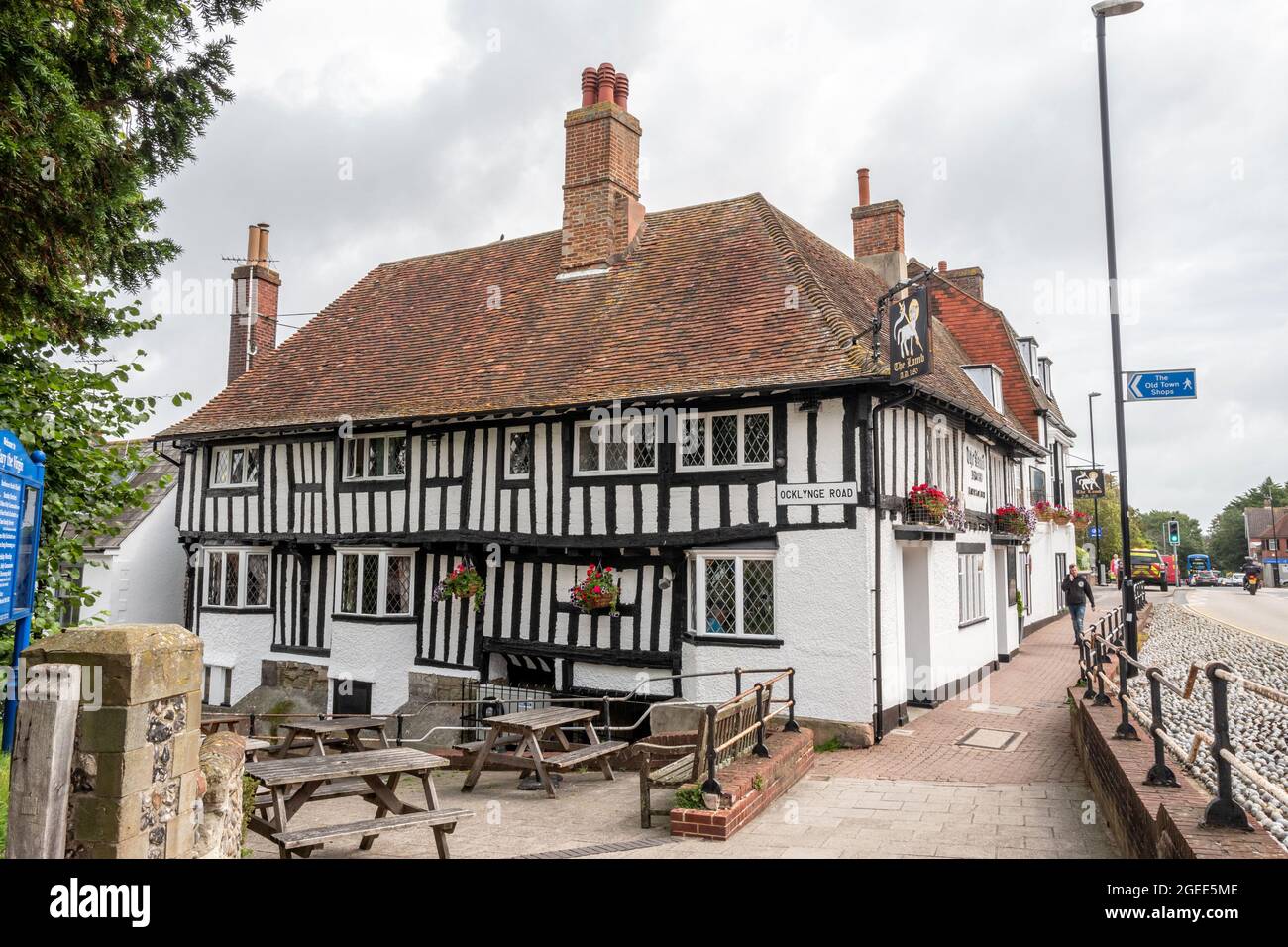 Eastbourne, August 2021 The Lamb public house in Old Town, Eastbourne