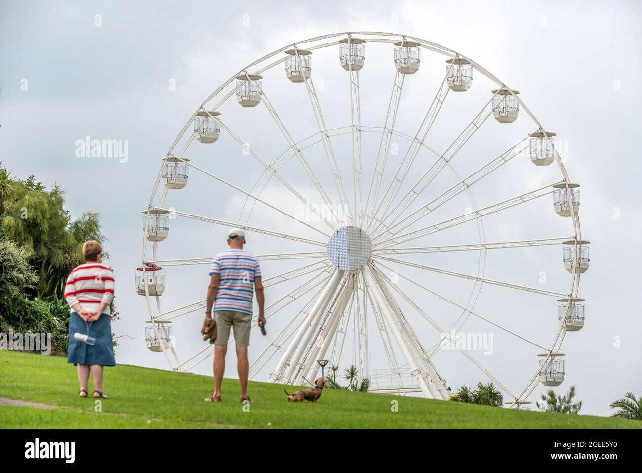 Eastbourne, August 2021 The Wheel on Eastbourne seafront Stock Photo Alamy