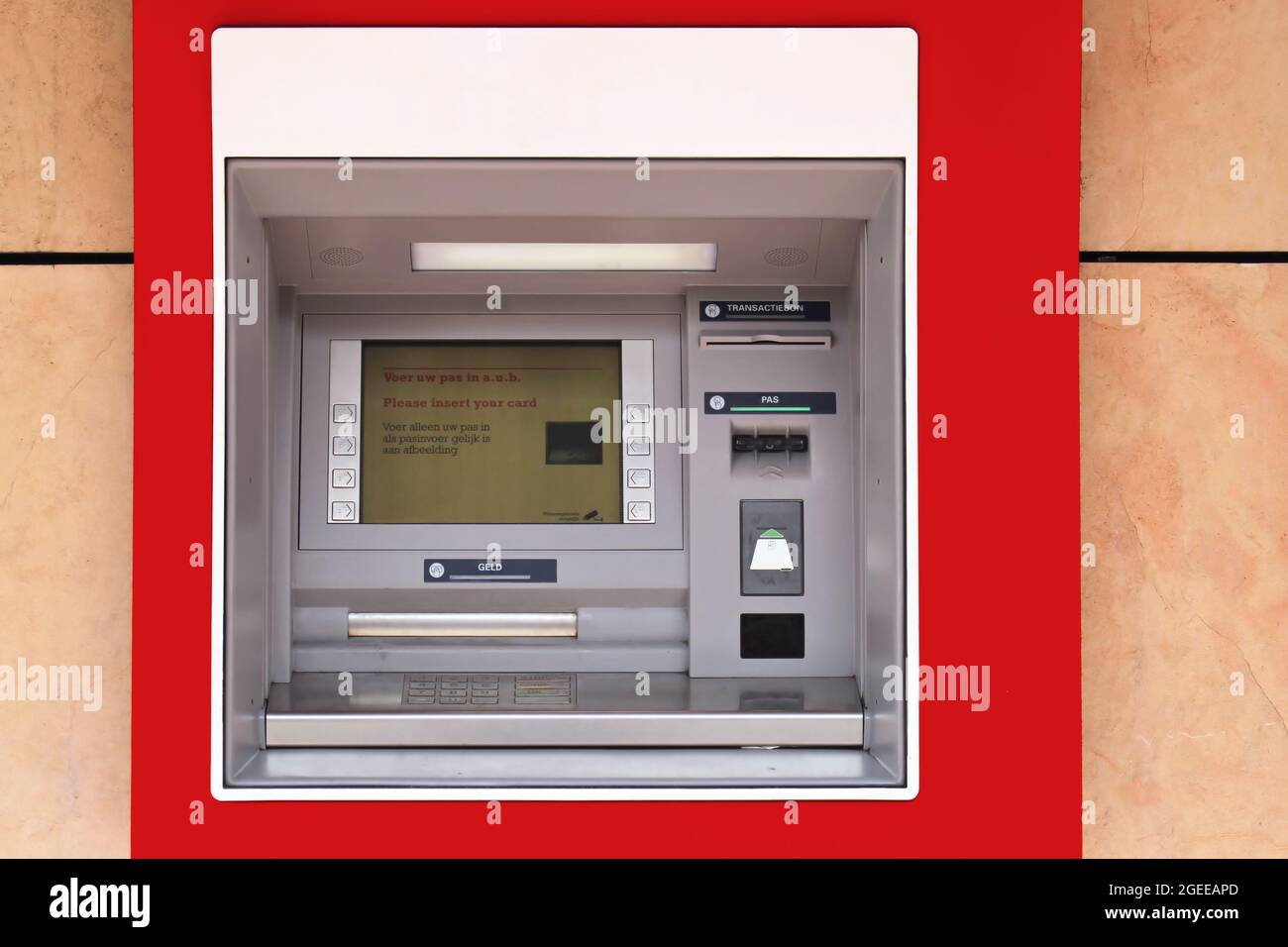 cash dispensing machine Stock Photo