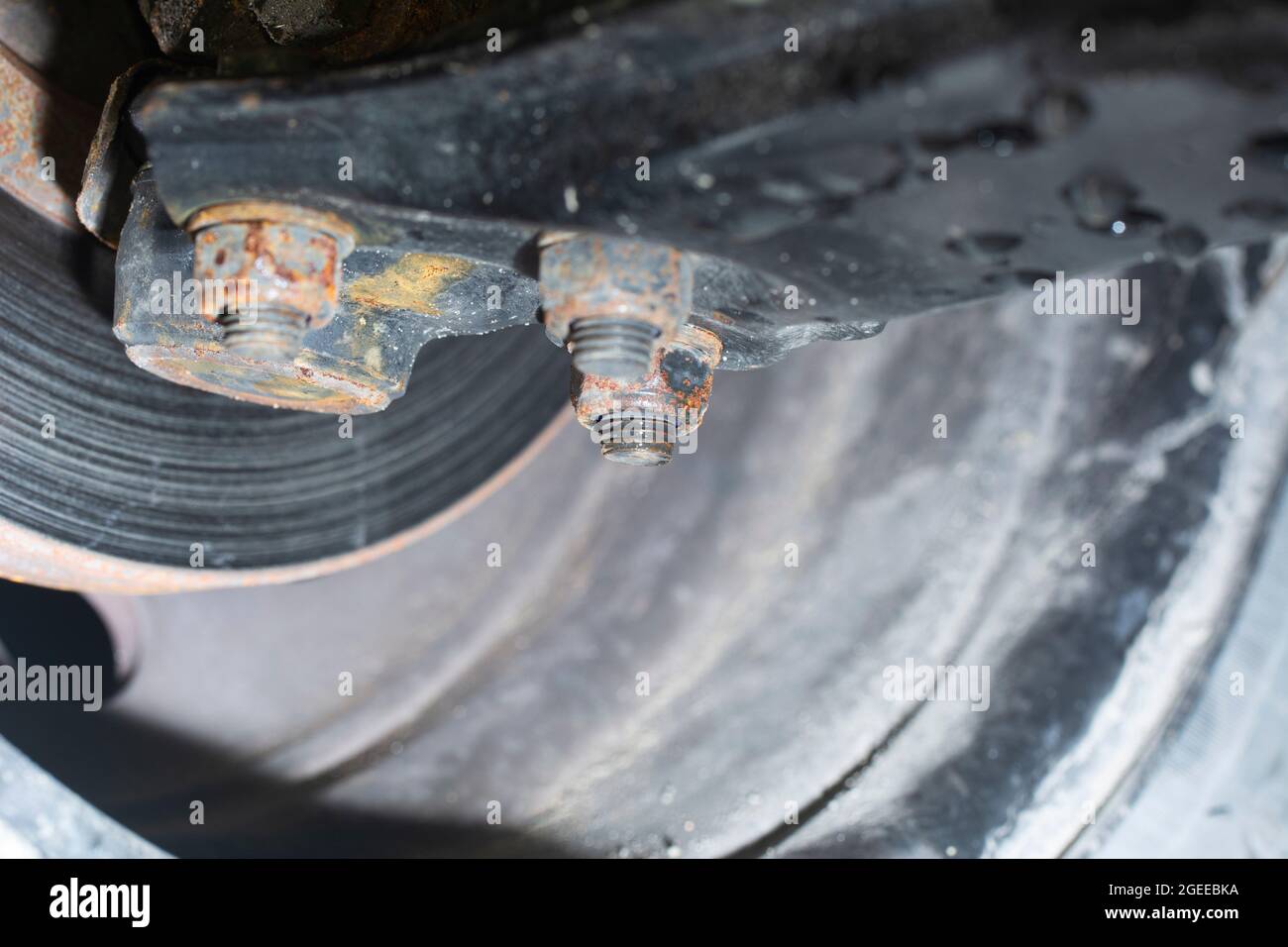 Metal suspension lever car. Suspension bracket stabilizer suspension