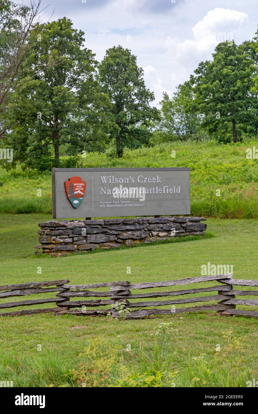 Republic, Missouri Wilson's Creek National Battlefield, site of an