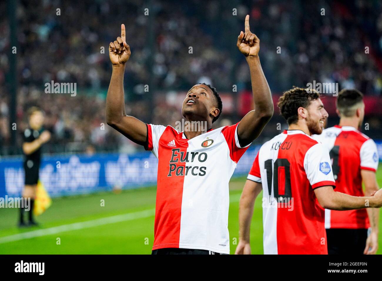 Rotterdam 19 08 2021 Stadium Feijenoord Uefa Europa Conference League Season 2021 2022 Feyenoord Elfsborg If Feyenoord Player Luis Sinisterra Photo By Pro Shots Sipa Usa World Rights Except Austria And The Netherlands Stock