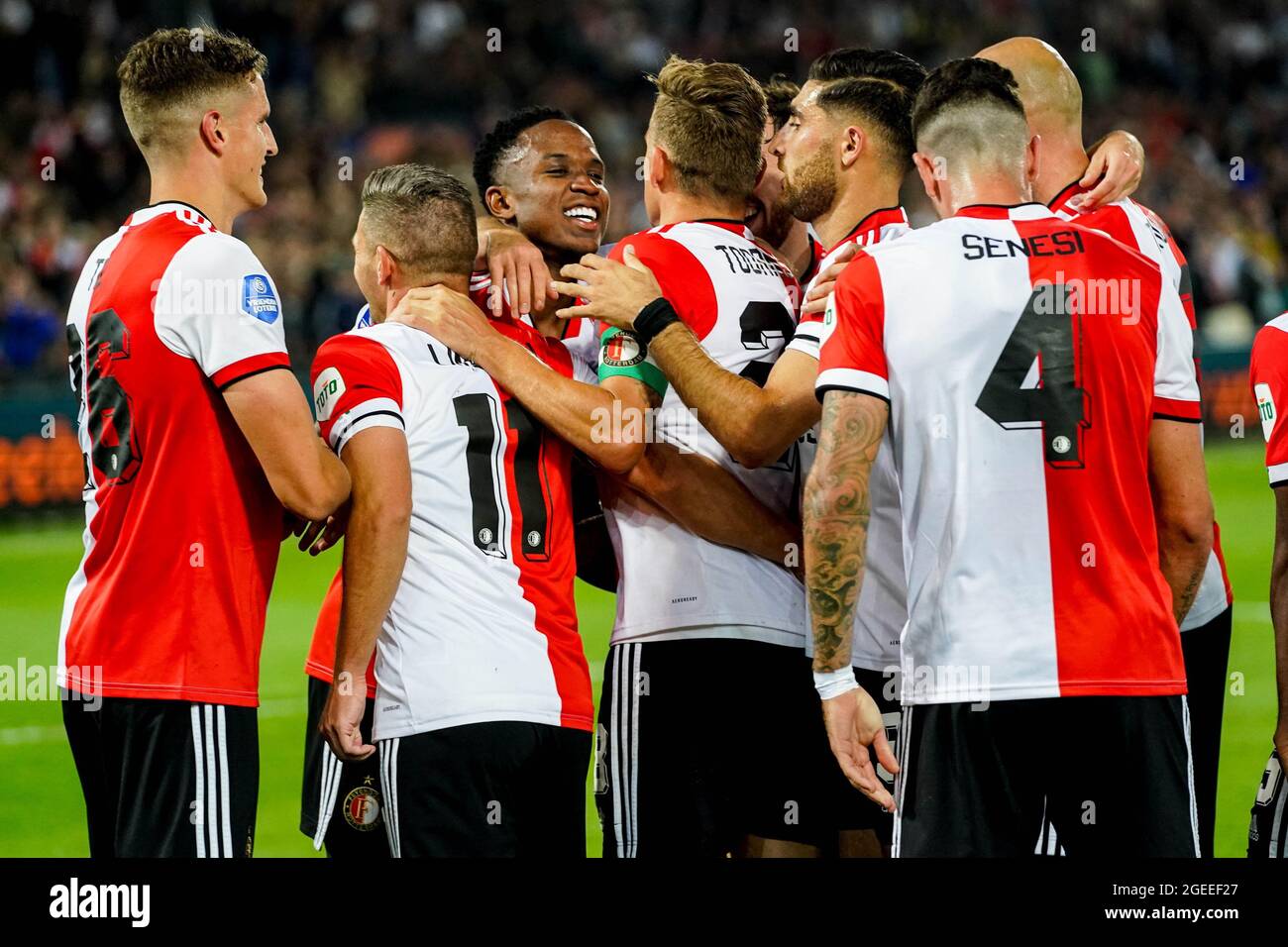 Rotterdam 19 08 2021 Stadium Feijenoord Uefa Europa Conference League Season 2021 2022 Feyenoord Elfsborg If Players Celebrate The 5 0 Photo By Pro Shots Sipa Usa World Rights Except Austria And The Netherlands Stock Photo Alamy