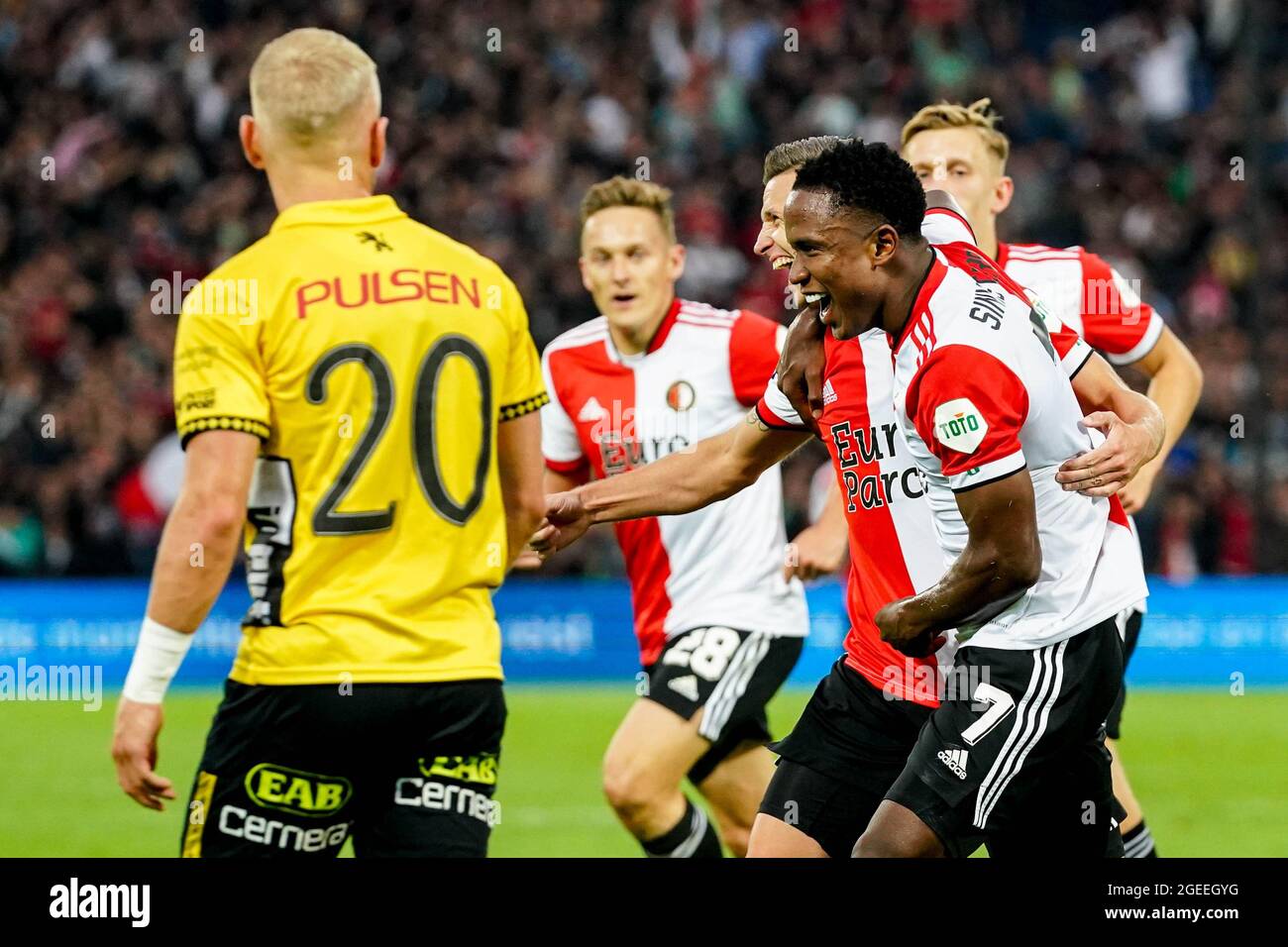 Rotterdam 19 08 2021 Stadium Feijenoord Uefa Europa Conference League Season 2021 2022 Feyenoord Elfsborg If