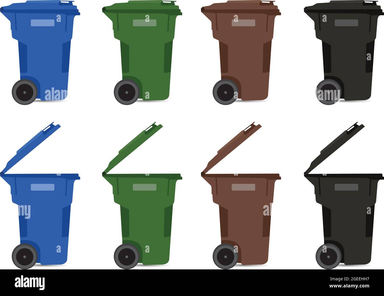 Open recycling bin deals