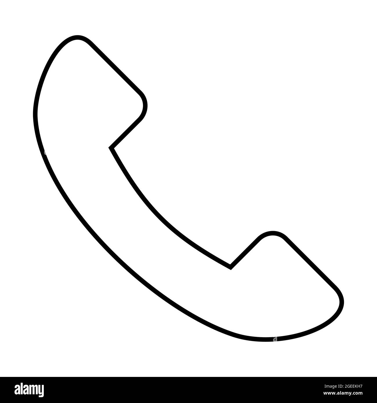 Icon Vector of Phone - Line Style - simple illustration. Editable ...