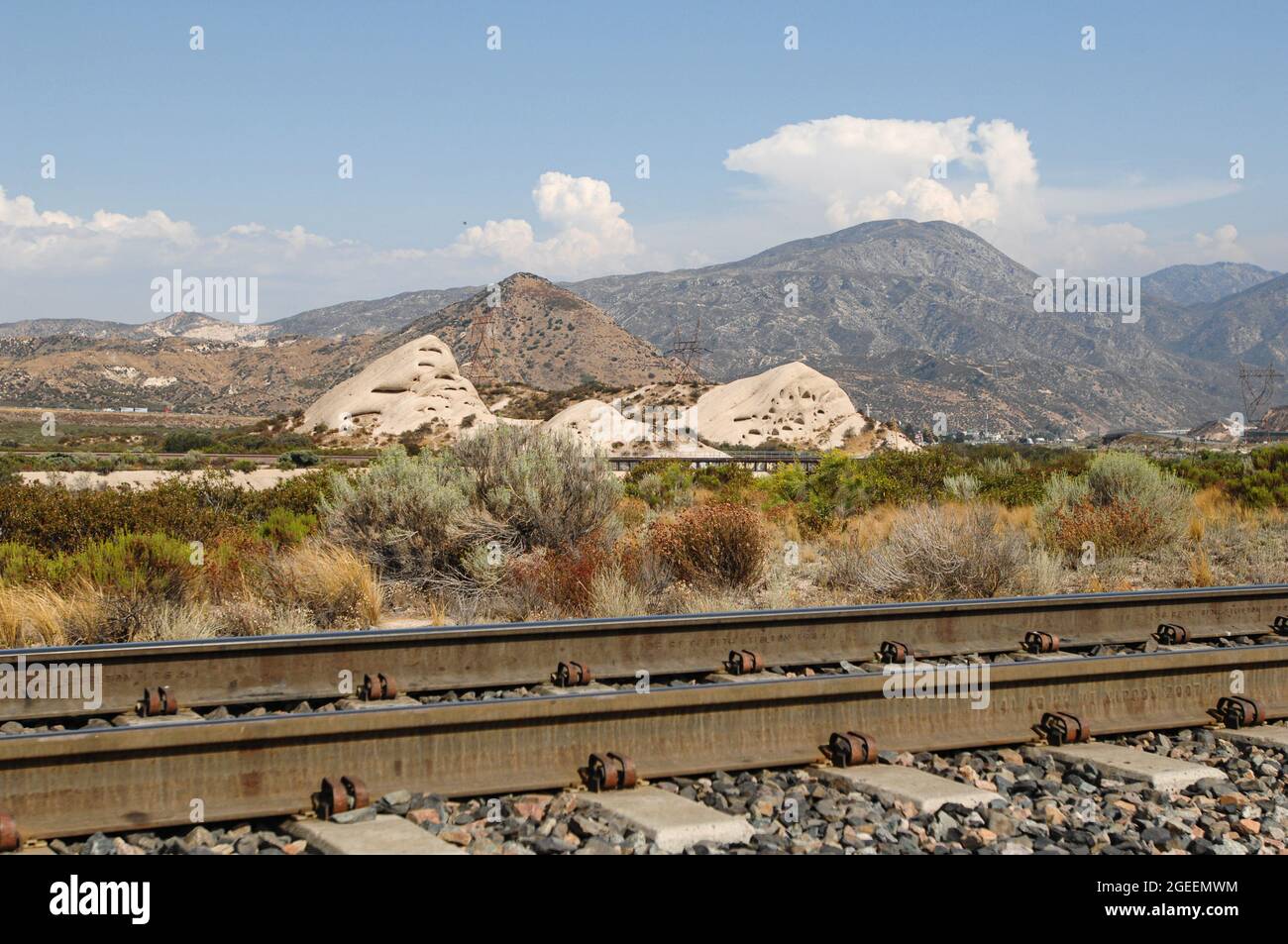 Mormon Rocks, San Bernardino, California Stock Photo