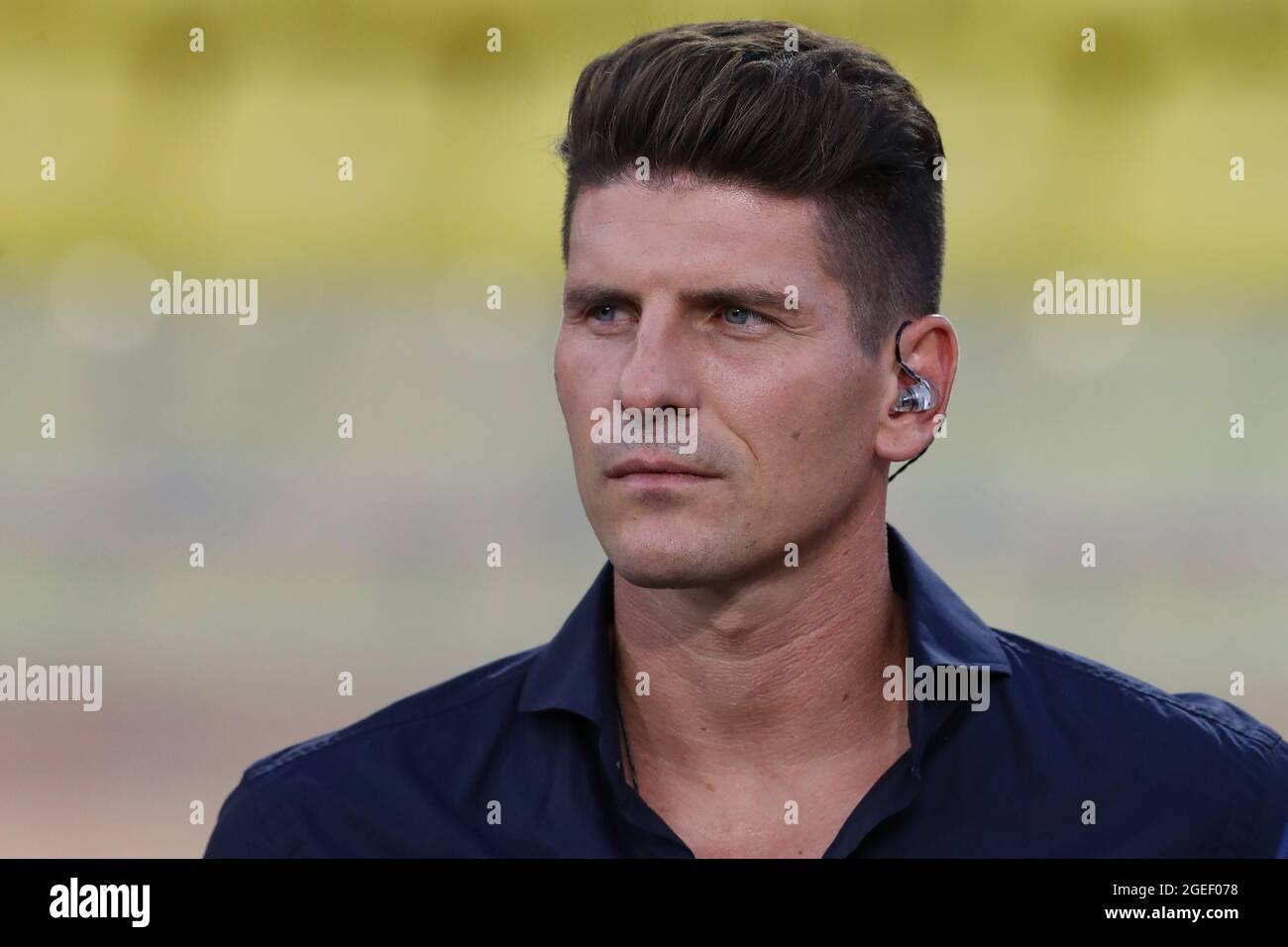 Monaco, Monaco, 17th August 2021. Former Germany and Bayern Munich striker Mario Gomez pictured prior to the UEFA Champions League match at Stade Louis II, Monaco. Picture credit should read: Jonathan Moscrop / Sportimage Stock Photo
