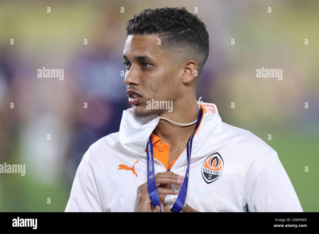 Monaco, Monaco, 17th August 2021. Pedrinho of FC Shakhtar Donetsk during the UEFA Champions League match at Stade Louis II, Monaco. Picture credit should read: Jonathan Moscrop / Sportimage Stock Photo